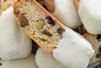 Jeweled Cranberry Pistachio Biscotti