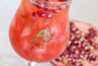 Vibrant Pomegranate Strawberry Sparkler