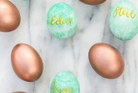 Hand-Lettered Easter Egg Art