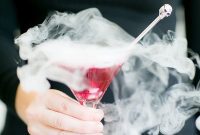Lavender Haze Smoked Blueberry Martini