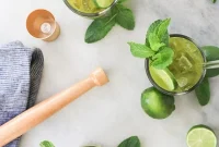 Refreshing Matcha Mojito