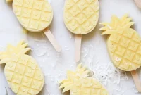 Frozen Piña Colada Pops
