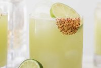 Crisp Honeydew Margarita Cocktail