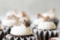Decadent Toffee Chocolate Cupcakes