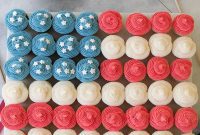 Easy Pull-Apart Flag Cupcakes