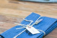 Upcycled Denim Table Napkins