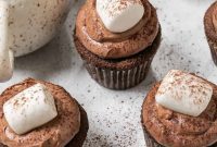 Indulgent Hot Cocoa Cupcakes