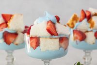 Heavenly Strawberry Angel Food Trifle