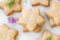 Aromatic Brown Sugar Rosemary Shortbread
