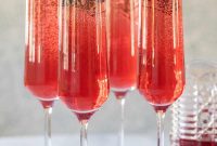 Crimson Holiday Fizz