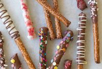 Decadent Chocolate Pretzel Wands