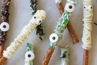 Spooky Simple Pretzel Wands