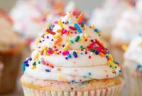 Festive Sprinkle Cupcakes