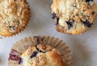 Golden-Crumb Blueberry Muffins