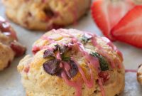 Tender Strawberry Scones