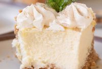 Decadent Bailey’s Irish Cream Cheesecake