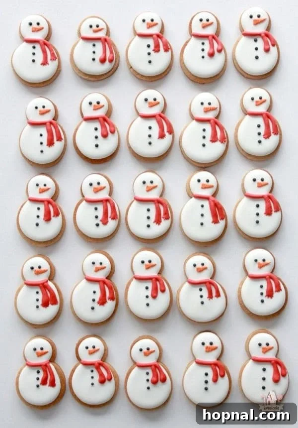 Crafting Beautiful Christmas Cookies 8 Adorable Snowman Christmas Cookie Decorating ideas with peanut butter cutout cookies