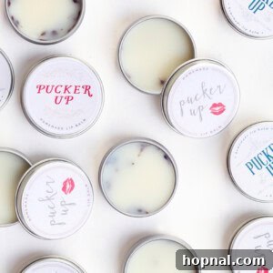 Close-up of DIY Lavender Lip Balm Recipe