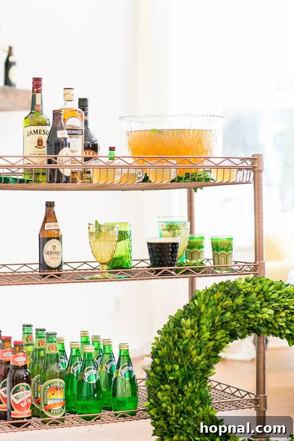 SaintPatricksDayBarCart_2
