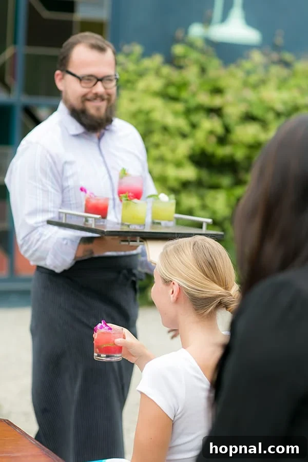 A stylish shot showcasing the event's vibrant branding and prominently featuring International Delight products.