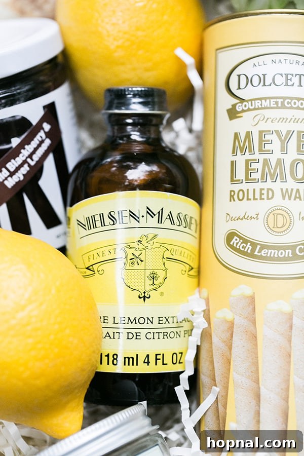 lemon extract and lemon cookies
