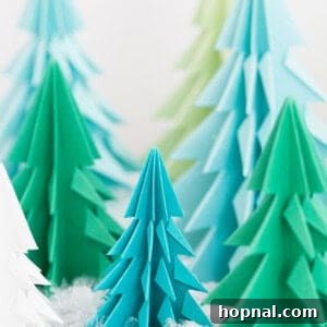 DIY Origami Christmas Tree