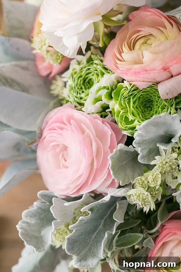 Vibrant pink flowers arranged beautifully, adding a pop of color to a festive table setting.
