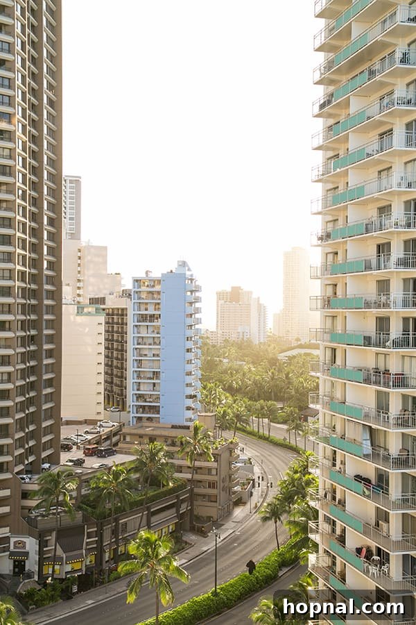 Tall building in Honolulu. 