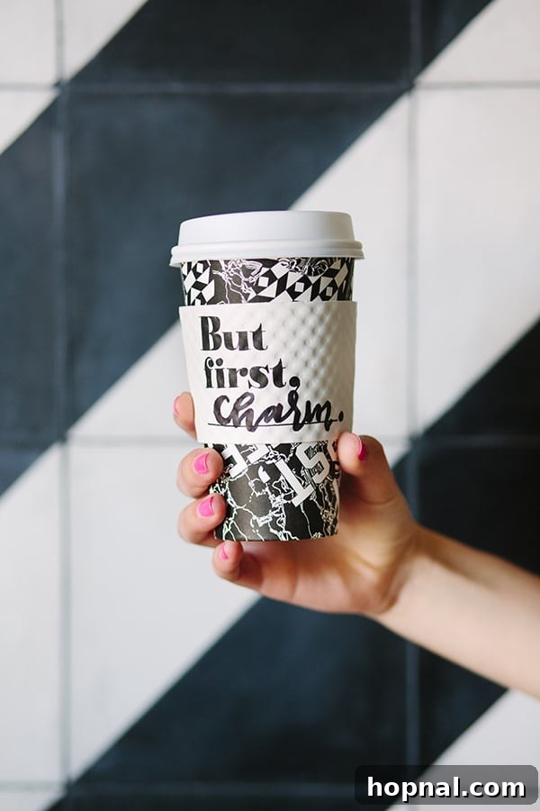 But first coffee cup at Alfred coffee shop in Beverly Hills