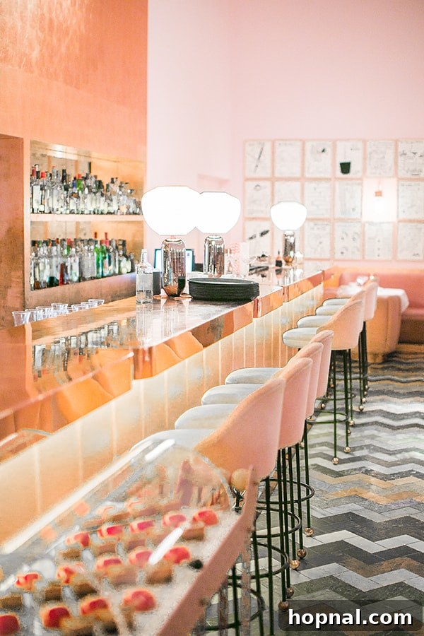 The unique and artistic interior of Sketch London