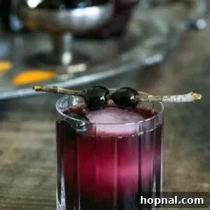Crimson Moon Manhattan 5 red wine fall cocktail