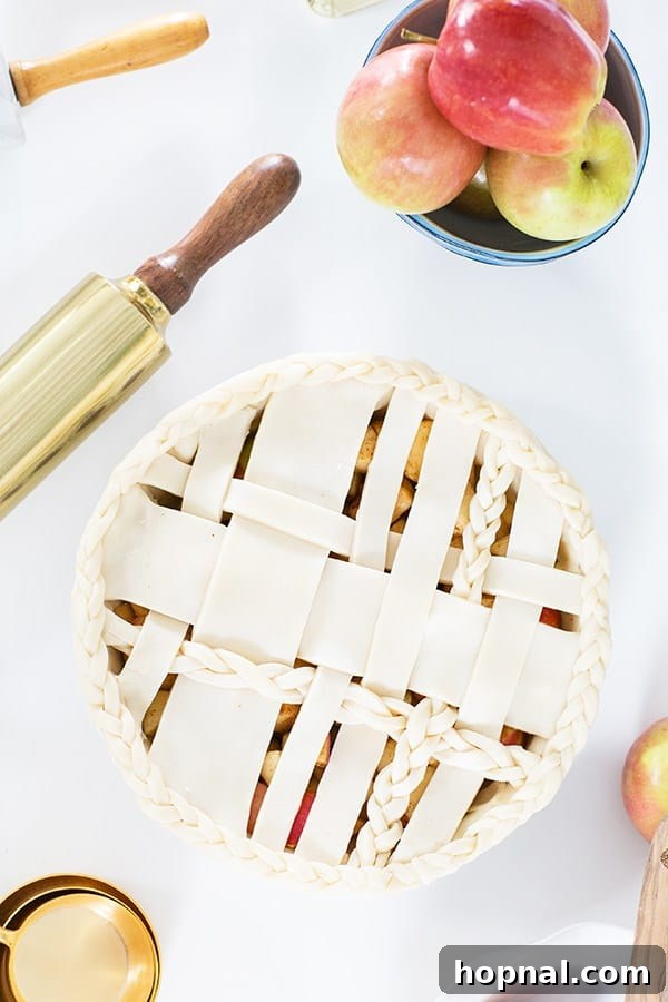 shot of tools for the pie party