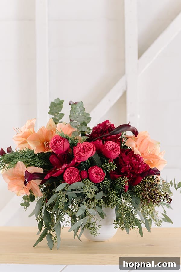 colorful bouquet of flowers in a vase 