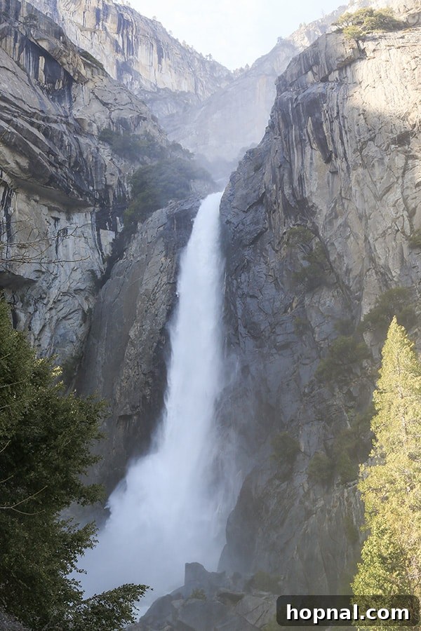 Little Explorers, Big Yosemite 12 Bridalveil Fall in Yosemite National Park, majestically cascading down