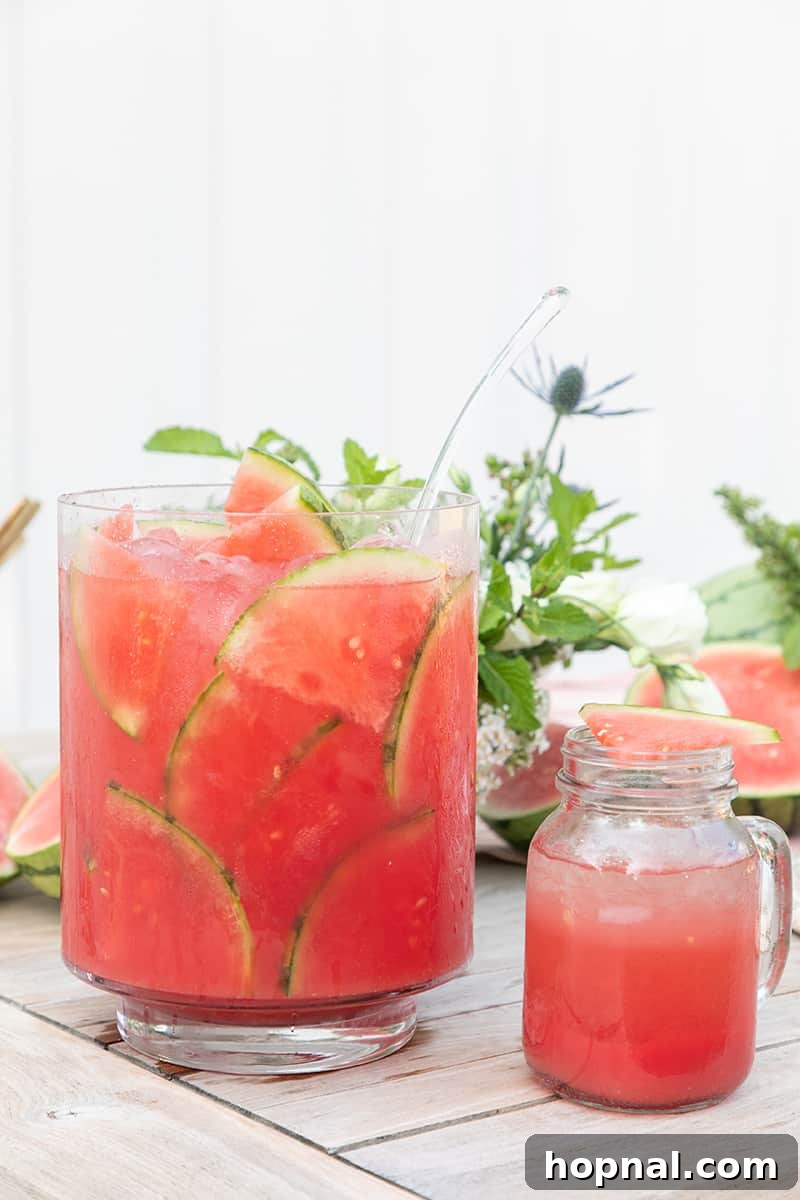 Backyard Big Top Bash 7 Refreshing watermelon cocktail in a vibrant setting, perfect for a carnival party