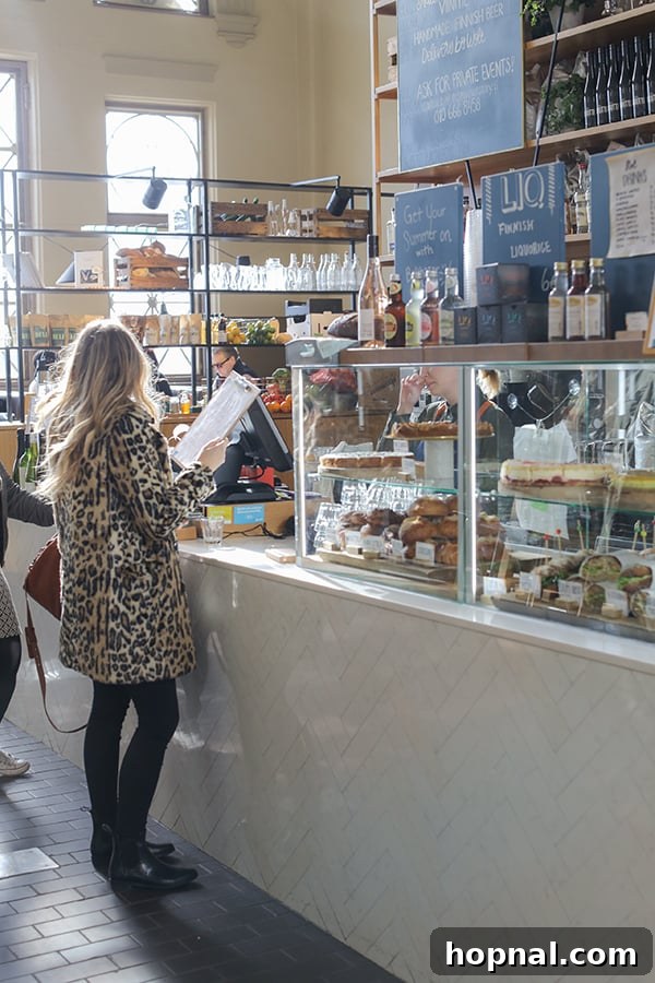 Delicious pastries and coffee at a Helsinki cafe