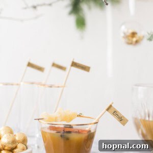 Pineapple Mulled Cider Cocktail