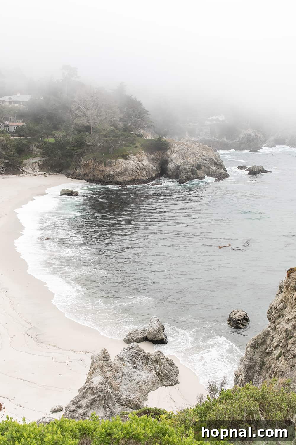 Big Sur One Day: Your Scenic Coastal Itinerary 11 Idyllic white sand beach with clear blue water at Gibson Beach