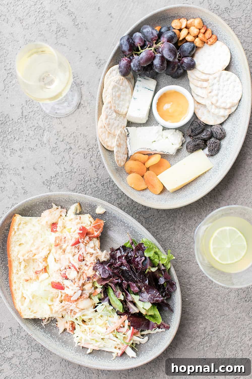 Big Sur One Day: Your Scenic Coastal Itinerary 12 wine and cheese and a lobster roll on a table with an ocean view