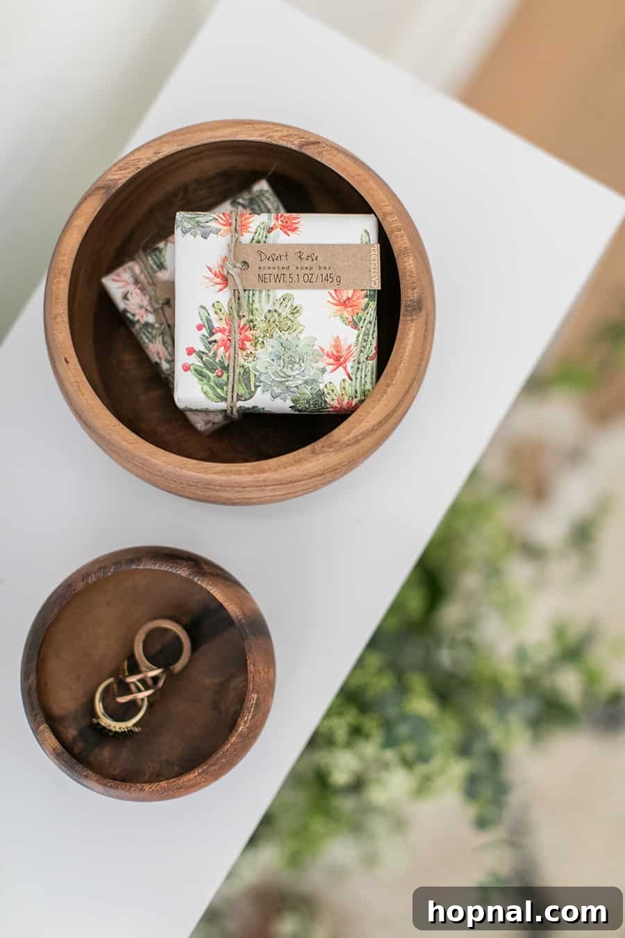 Designing a Welcoming Guest Room Oasis 11 Soap in a wooden dish