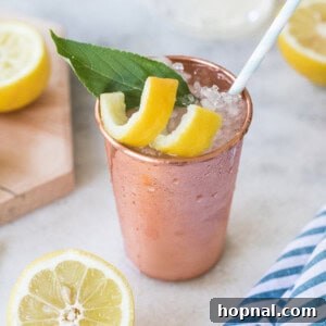 Modern Copper Tumblers for Moscow Mules