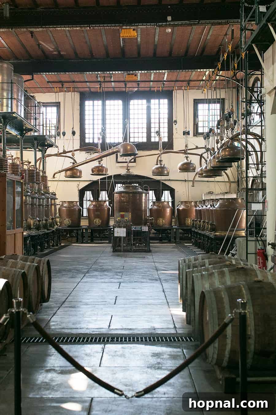 Inside the historic distillery for Bénédictine liqueur at Palais Bénédictine