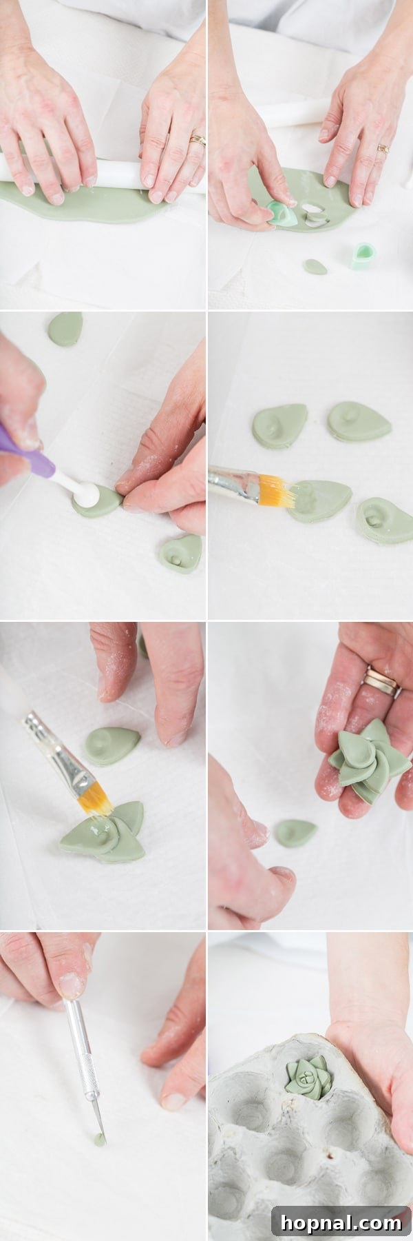 collage of pics on how to make diy cupcake toppers