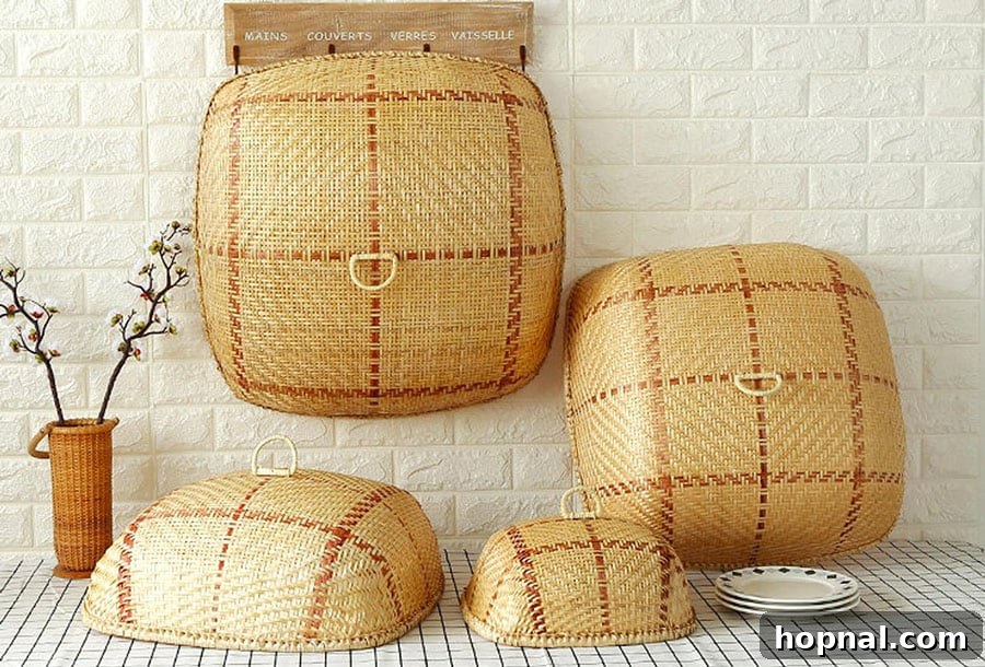 Elevate Outdoor Dining with Chic Food Covers 5 food basket domes