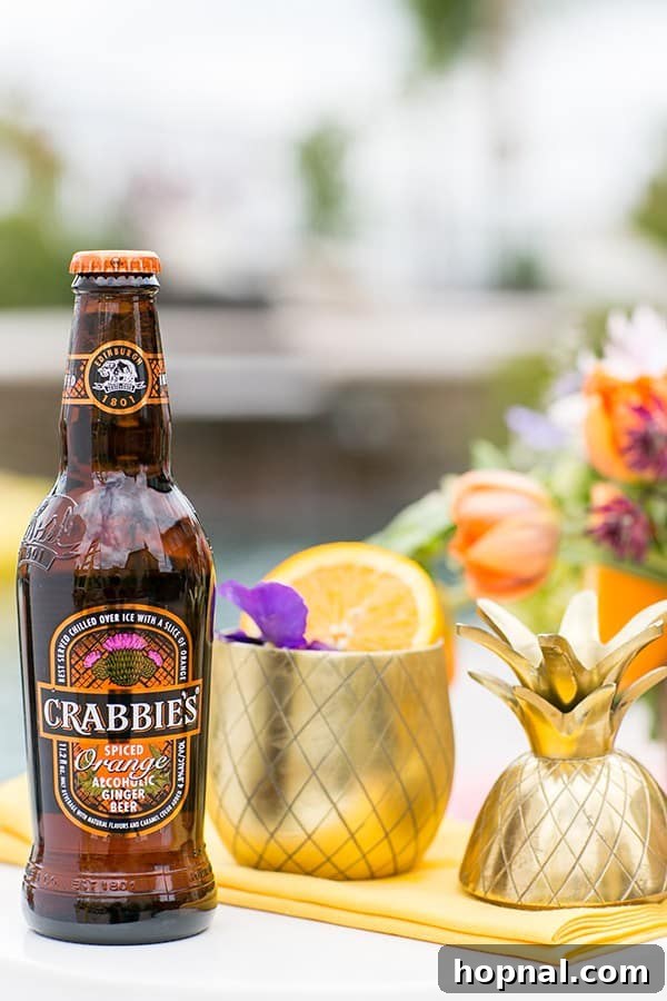 Bottle of Crabbies Ginger Orange Spiced Beer