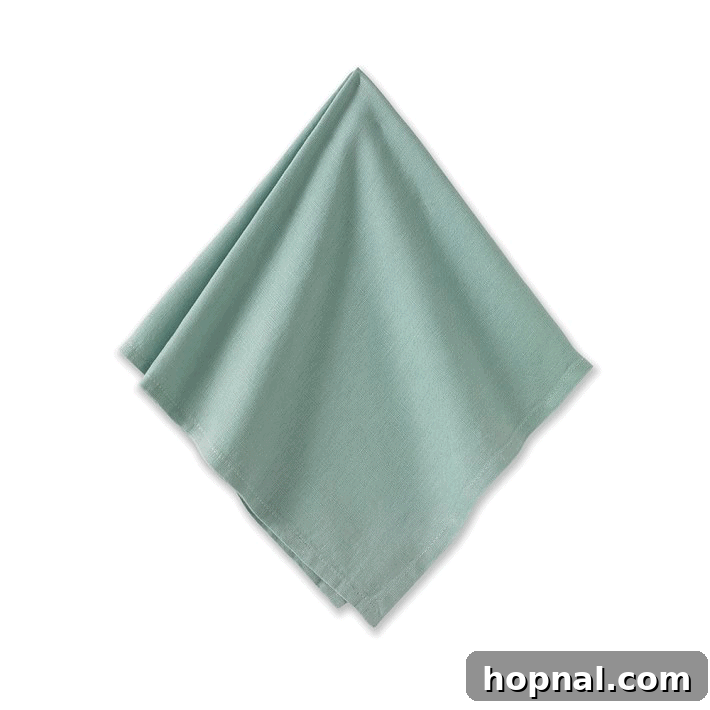 Elegant linen napkins, adding a touch of sophistication to any party table setting.
