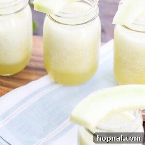 Cucumber Honeydew Freeze Cocktail