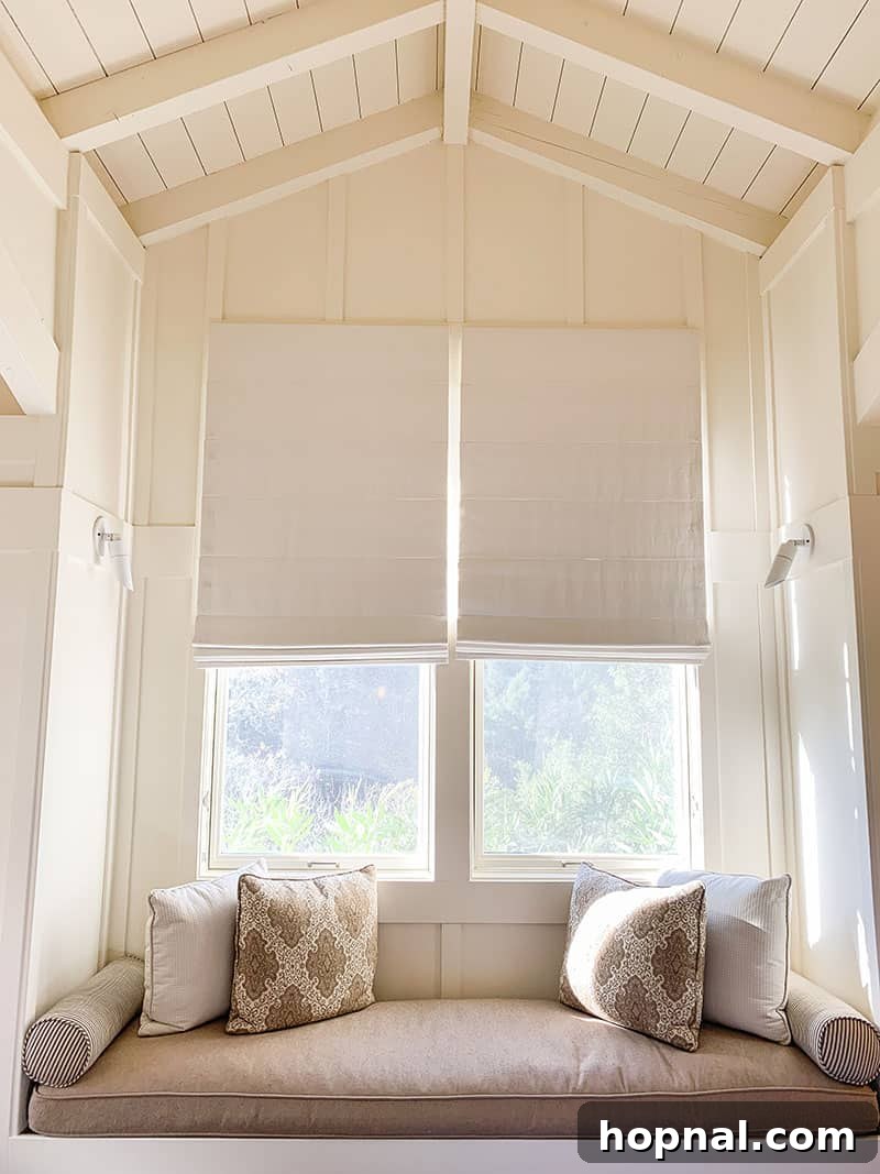 A bright and inviting window seat area at Meadowood Napa Valley, perfect for relaxation