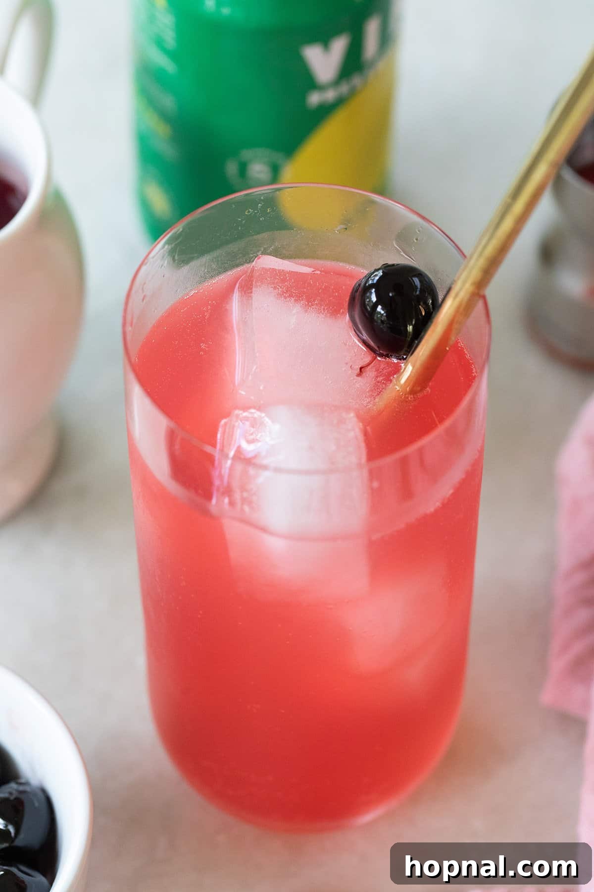 An easy Dirty Shirley cocktail recipe, vibrant and appealing.