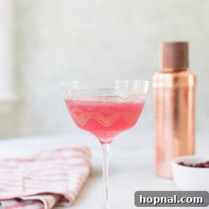 pink gin cocktail for summer
